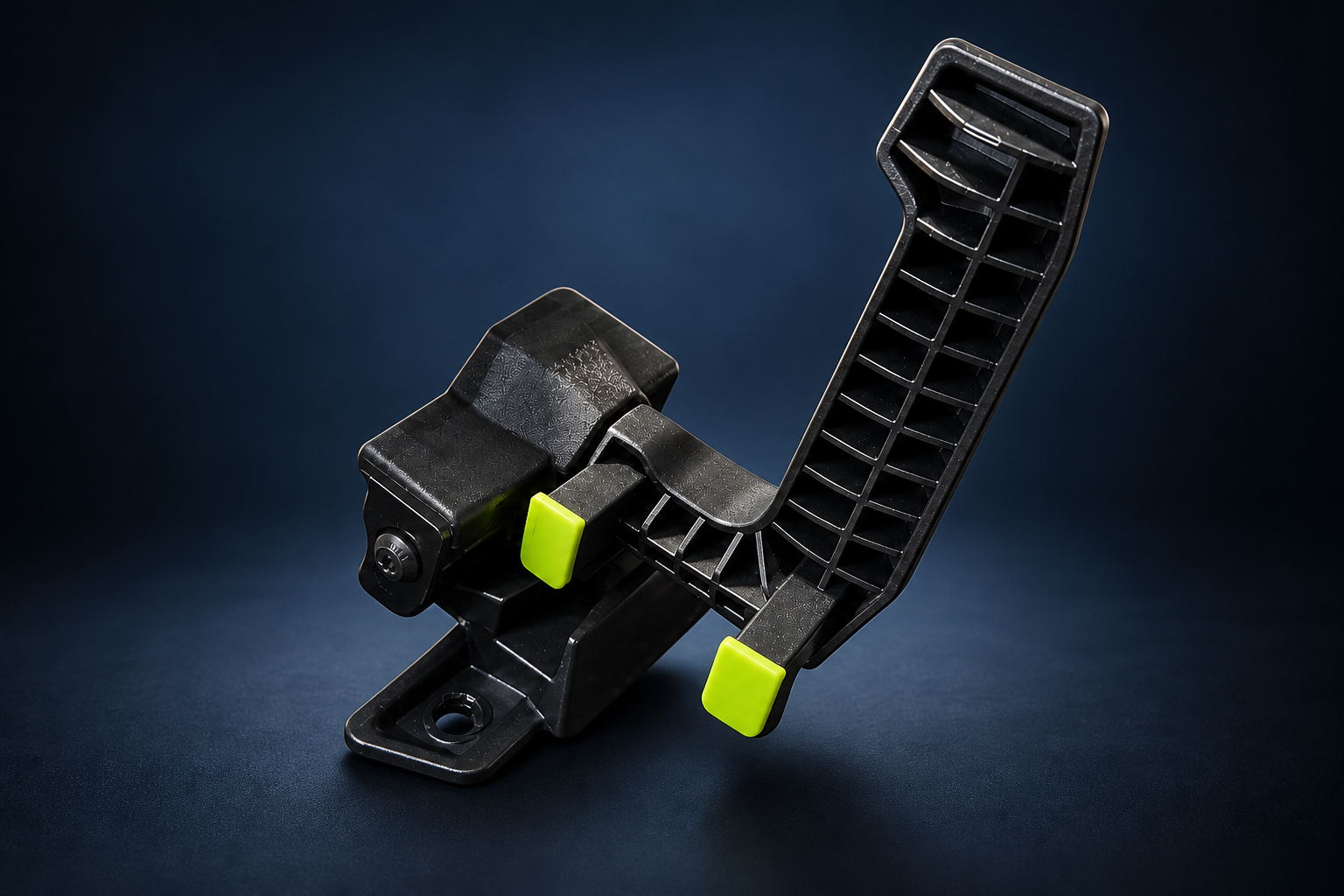Can-Am Defender lower windshield latch with two Animal Designs Window Silencers installed